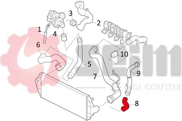 Ladeluftschlauch SEIM 981152 981152 - foto 2