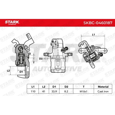 Bremssattel Stark SKBC-0460187 SKBC-0460187 - foto 7