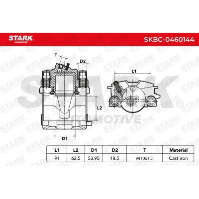 Bremssattel Stark SKBC-0460144 SKBC-0460144 - foto 4