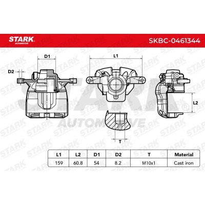 Bremssattel Stark SKBC-0461344 SKBC-0461344 - foto 6
