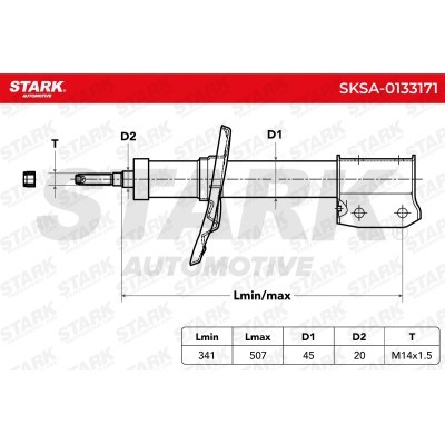 Stoßdämpfer Stark SKSA-0133171 SKSA-0133171 - foto 2
