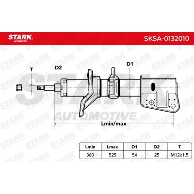 Stoßdämpfer Stark SKSA-0132010 SKSA-0132010 - foto 5