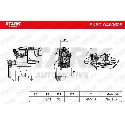 Bremssattel Stark SKBC-0460605 SKBC-0460605 - foto 6
