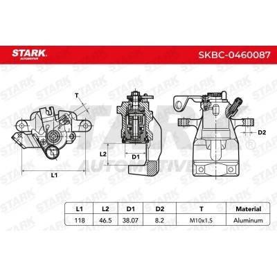 Bremssattel Stark SKBC-0460087 SKBC-0460087 - foto 4