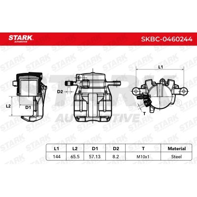 Bremssattel Stark SKBC-0460244 SKBC-0460244 - foto 5
