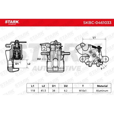 Bremssattel Stark SKBC-0461033 SKBC-0461033 - foto 5