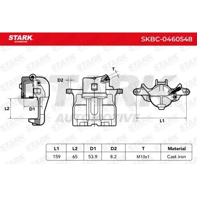 Bremssattel Stark SKBC-0460548 SKBC-0460548 - foto 7