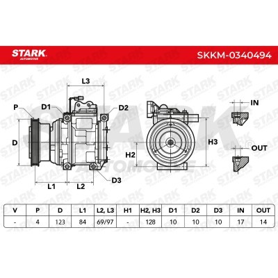 Kompressor, Klimaanlage SKKM-0340494 - foto 7