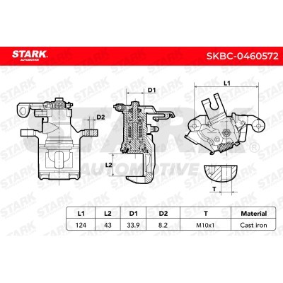 Bremssattel Stark SKBC-0460572 SKBC-0460572 - foto 5