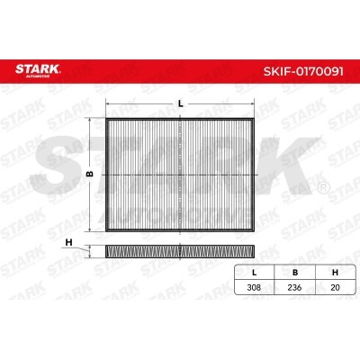 Filter, Innenraumluft Stark SKIF-0170091 SKIF-0170091 - foto 5