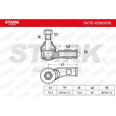 Spurstangenkopf Stark SKTE-0280015 SKTE-0280015 - foto 5