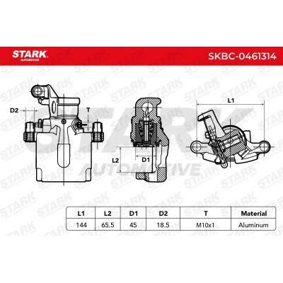 Bremssattel Stark SKBC-0461314 SKBC-0461314 - foto 5