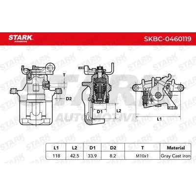 Bremssattel Stark SKBC-0460119 SKBC-0460119 - foto 3