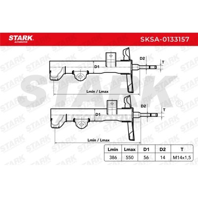 Stoßdämpfer Stark SKSA-0133157 SKSA-0133157 - foto 4