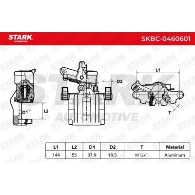 Bremssattel Stark SKBC-0460601 SKBC-0460601 - foto 4