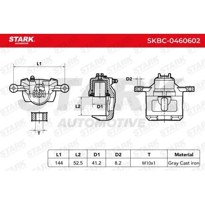 Bremssattel Stark SKBC-0460602 SKBC-0460602 - foto 3