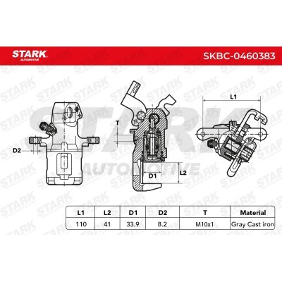 Bremssattel Stark SKBC-0460383 SKBC-0460383 - foto 7