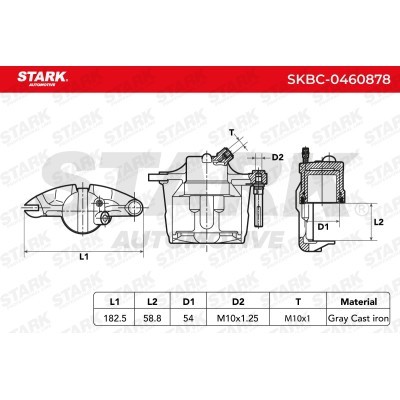 Bremssattel Stark SKBC-0460878 SKBC-0460878 - foto 5