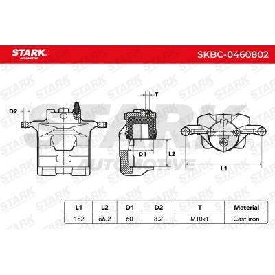 Bremssattel Stark SKBC-0460802 SKBC-0460802 - foto 3