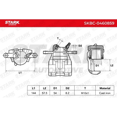 Bremssattel Stark SKBC-0460859 SKBC-0460859 - foto 5