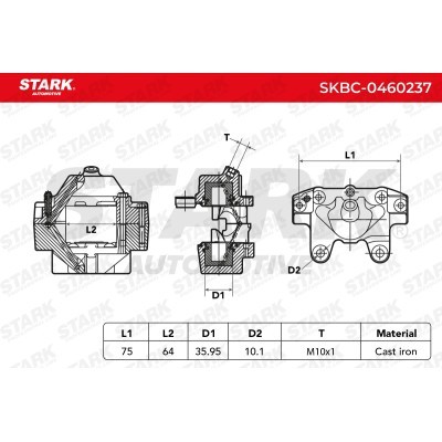 Bremssattel Stark SKBC-0460237 SKBC-0460237 - foto 4