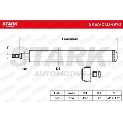 Stoßdämpfer Stark SKSA-01334970 SKSA-01334970 - foto 6