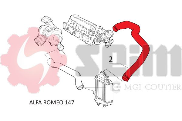 Ladeluftschlauch SEIM 981002 981002 - foto 2