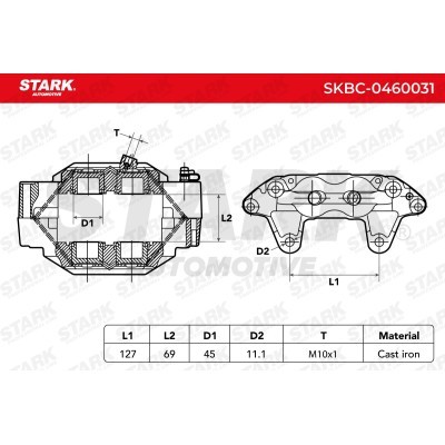 Bremssattel Stark SKBC-0460031 SKBC-0460031 - foto 4