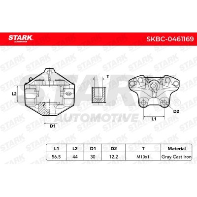 Bremssattel Stark SKBC-0461169 SKBC-0461169 - foto 6