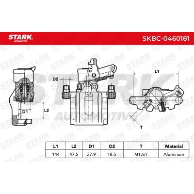 Bremssattel Stark SKBC-0460181 SKBC-0460181 - foto 4
