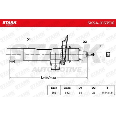 Stoßdämpfer Stark SKSA-0133516 SKSA-0133516 - foto 6