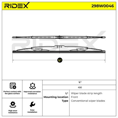Wischblatt RIDEX 298W0046 298W0046 - foto 6