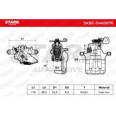 Bremssattel Stark SKBC-0460676 SKBC-0460676 - foto 6