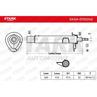 Stoßdämpfer Stark SKSA-0130242 SKSA-0130242 - foto 3