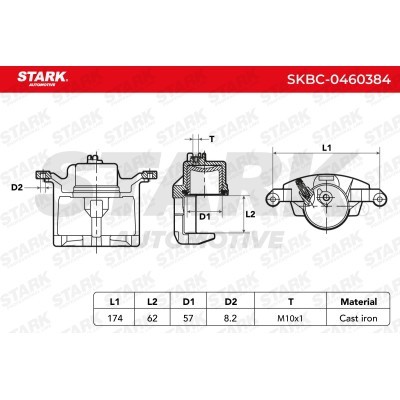 Bremssattel Stark SKBC-0460384 SKBC-0460384 - foto 3
