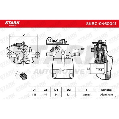 Bremssattel Stark SKBC-0460041 SKBC-0460041 - foto 3