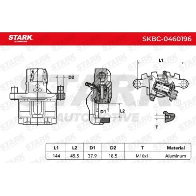 Bremssattel Stark SKBC-0460196 SKBC-0460196 - foto 5