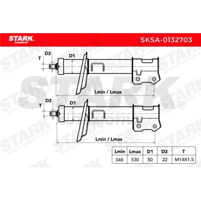 Stoßdämpfer Stark SKSA-0132703 SKSA-0132703 - foto 4