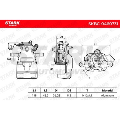 Bremssattel Stark SKBC-0460731 SKBC-0460731 - foto 6