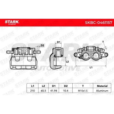 Bremssattel Stark SKBC-0461157 SKBC-0461157 - foto 7