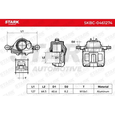 Bremssattel Stark SKBC-0461274 SKBC-0461274 - foto 5