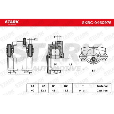 Bremssattel Stark SKBC-0460976 SKBC-0460976 - foto 6