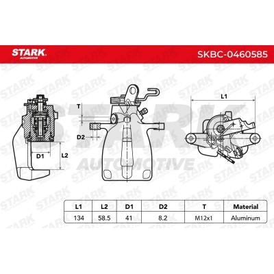 Bremssattel Stark SKBC-0460585 SKBC-0460585 - foto 8