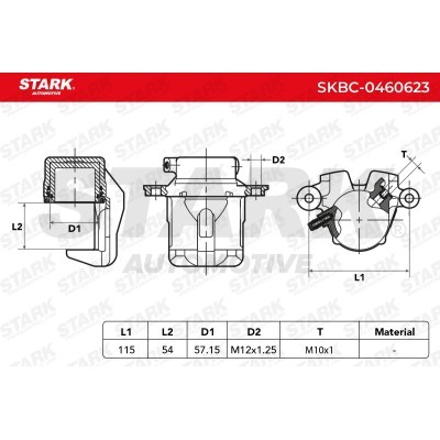 Bremssattel Stark SKBC-0460623 SKBC-0460623 - foto 5
