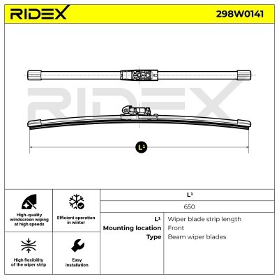 Wischblatt RIDEX 298W0141 298W0141 - foto 7
