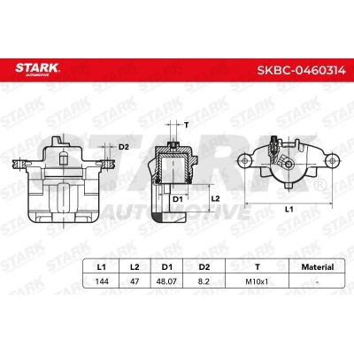 Bremssattel Stark SKBC-0460314 SKBC-0460314 - foto 5