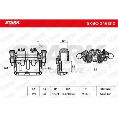 Bremssattel Stark SKBC-0461310 SKBC-0461310 - foto 7