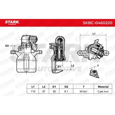 Bremssattel Stark SKBC-0460220 SKBC-0460220 - foto 4