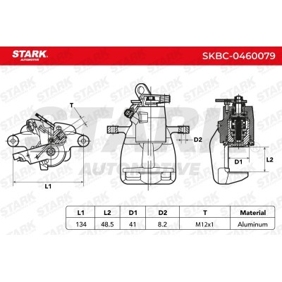 Bremssattel Stark SKBC-0460079 SKBC-0460079 - foto 4