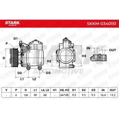 Kompressor, Klimaanlage SKKM-0340151 - foto 7